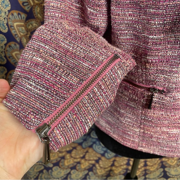 Nicole Miller marbled pink suit jacket - Picture 5 of 12